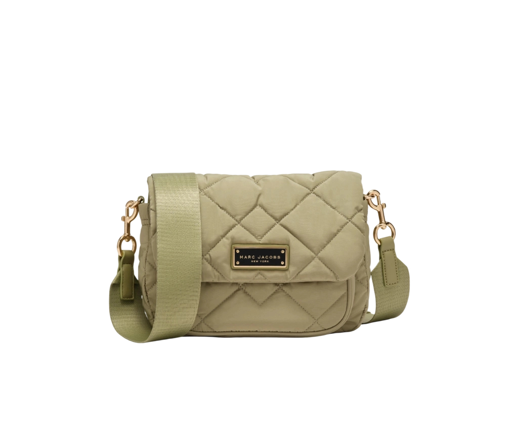 Quilted Nylon Messager (Reed)